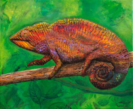 Malerei "Chamäleon"
