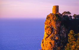 Historischer Wachtturm auf Mallorca, Briefkarte