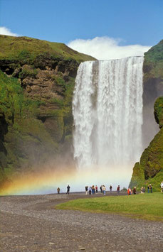 Skogafoss, Briefkarte