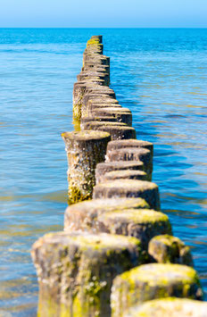 Buhnen in der Ostsee, Briefkarte