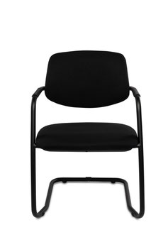 Gazelle Vergaderstoel met trendie zwart slede frame