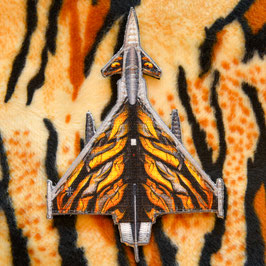 Patch Silhouette Castle Tiger 2025 Stickdruck