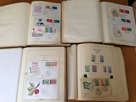 EUROPA: superbe collection de timbres & 1°jours/FDC en 4 albums