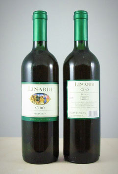 Cirò Doc Bianco 2002 - Bottiglia bordolese da 750 ml.