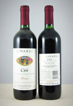 Cirò Doc Rosso 1993 - Bottiglia bordolese da 750 ml.