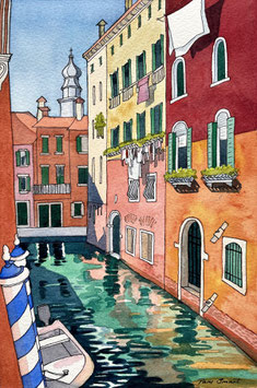 View from Ponte de Scudi Limited Edition Art Print