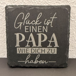 Schiefer-Untersetzer - Vatertag 001