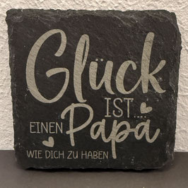 Schiefer-Untersetzer - Vatertag 003