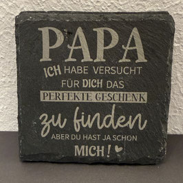 Schiefer-Untersetzer - Vatertag 002