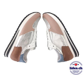 L'IDEA Sneaker 143-1 weiss/nude