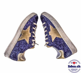 L'IDEA Sneaker 182-2 glitter roylablau