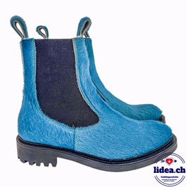 L'IDEA Chelsea Boot BR03 cavallino hellblau