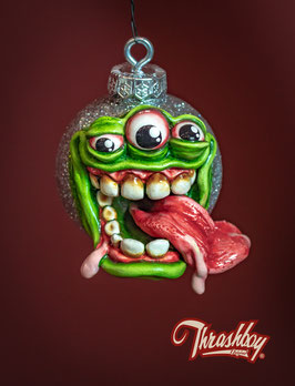 "The Dessert Monster" Silver- Kustom Christmas Baubles