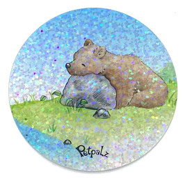 Sticker: Kleiner Bär (rund)