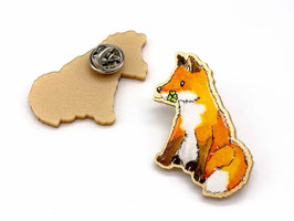 Pin: Fuchs (goldfarben)