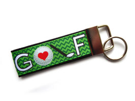 Schlüsselanhänger "Ich liebe Golf"