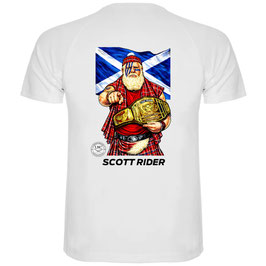 T shirt Scott Rider - Blanc