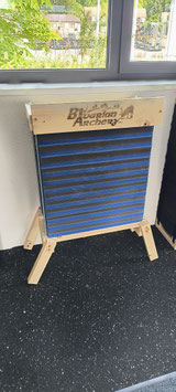 Bavarian-Archery 60cm Lamellenscheibe verschraubt mit steckbaren Füßen