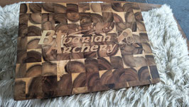 edles Stirnholz-Schneidbrett "Bavarian-Archery"