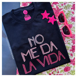 Camiseta No me da la vida Negro