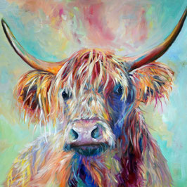 Buttercup, Acryl auf Leinwand, 2025, 110x100x2 cm