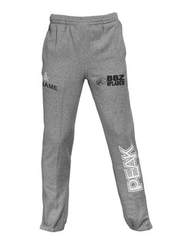 PEAK Sweatpants Grey mit BBZ Opladen Logo und Wunschnamen