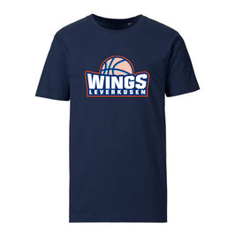 WINGS T-Shirt navy mit Wings Leverkusen Logo