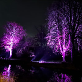 Outdoor Akku Uplight im praktischem 6er Ladecase