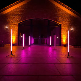 10er Set 100cm Akku LED Tubes Outdoor