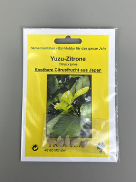 Yuzu Zitrone, Citrus x junos, Geschenkidee, Seltene Samen, Besonderheit, Rarität