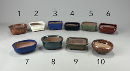 Schalen aus China farbig glasiert