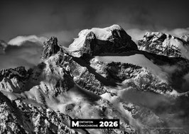 Blackmountainswhite Calendar 2026 - MONTAFON MONOCHROME