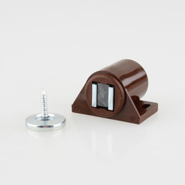 Häfele Schnappverschluss | Magnet-Schnäpper, braun, 3 kg Haftkraft, zum Schrauben