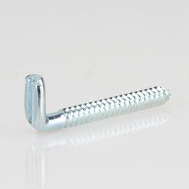 Häfele Möbel-Schraubhaken 55 x 16 mm – verzinkter Stahlhaken für Justierbeschläge
