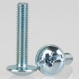Häfele Gewindeschraube M4 x 20 mm Tellerkopf Kombi-Kreuzschlitz – verzinkte Schraube für Möbelbeschläge