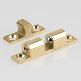 Häfele Ideal-Schnäpper | Doppel-Kugelschnäpper, 43 mm, Messing, zum Schrauben