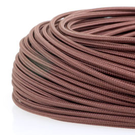 Textilkabel Stoffkabel Braun 1x0,75 mm² H05V-K – 1-adrige Einzeladerleitung, Meterware