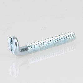 Häfele Möbel-Schraubhaken 55 x 12 mm – verzinkter Stahlhaken für Justierbeschläge