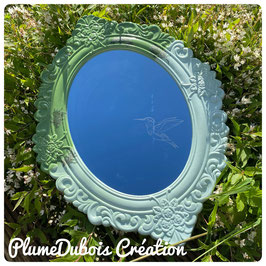 Miroir "Petit colibri", pièce unique  PlumeDubois