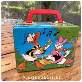 Vintage Boite à tartine Disney Donald Daisy