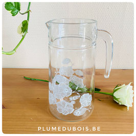 Carafe Pichet motif floral