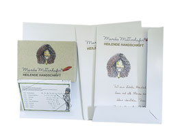 Schreib dich glücklich Set - Kartendeck, Anleitungsheft, Grasbox