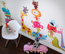 Noahs African Circus Wall Decal-Wall Sticker