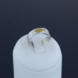 Ring aus teilweise gelbvergoldetem 925-Sterlingsilber