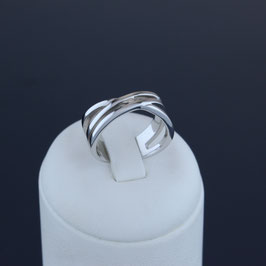 Ring aus rhodiniertem 925-Sterlingsilber