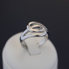 Ring aus rhodiniertem 925-Sterlingsilber
