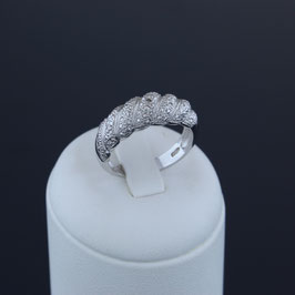 Ring aus rhodiniertem 925-Sterlingsilber