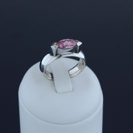 Ring aus 925-Sterlingsilber und Zirkonia