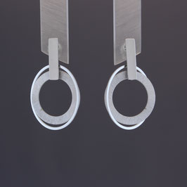 Ohrhänger aus rhodiniertem 925-Sterlingsilber