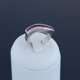 Ring aus 925-Sterlingsilber und Zirkonia